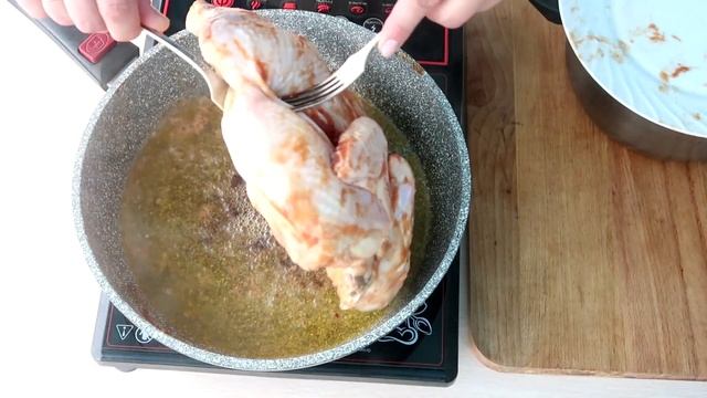 Цыпленок табака тапака на сковороде Как же это вкусно смотреть онлайн