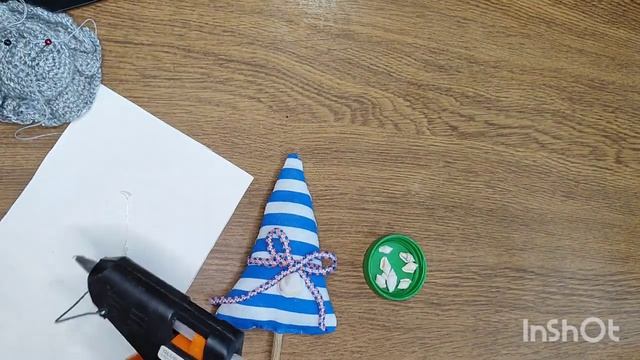 МК Ёлка из ткани с ракушками/how to sew a Christmas tree with shells смотреть онлайн