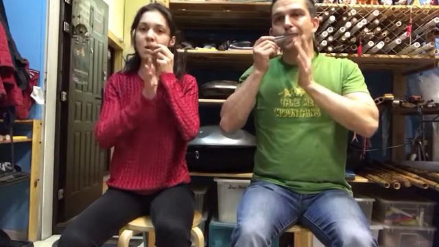 Дуэт на варганах. Jawharp music (JewHarp, хомус) смотреть онлайн