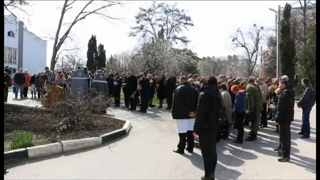 поклонный крест на территории горбольницы №1 Севастополя смотреть онлайн