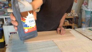 Клеим толстый шпон часть2