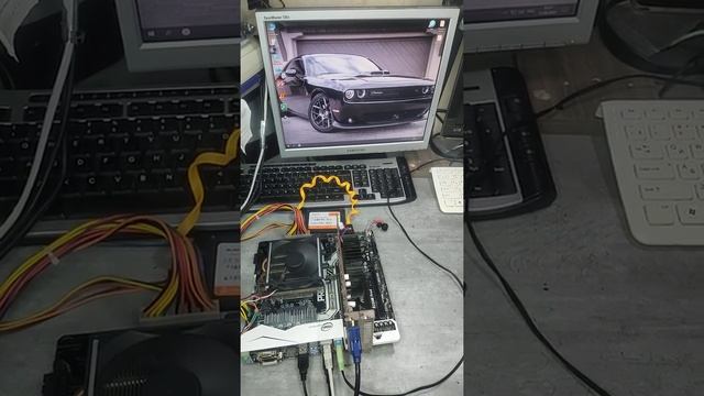 Запуск Asrock b250m PRO4 после ремонта сокета смотреть онлайн