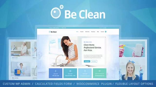 Be Clean - Cleaning Company, Maid Service & Laundry WordPress Theme | Themeforest Website Templates смотреть онлайн