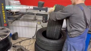 Летние шины Triangle TR259 установили на Porsche Cayenne