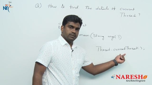 How to find the details of current Thread | Core Java Interview Questions| Naresh IT смотреть онлайн