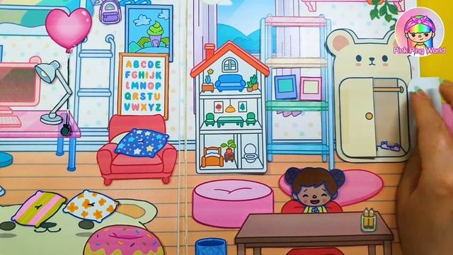 My First Toca Boca Quiet Book Paperdoll Diy