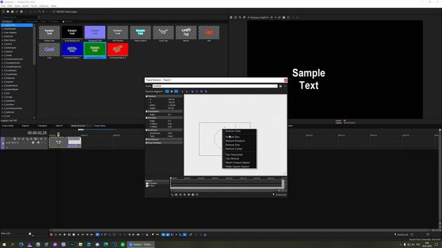 Деформация текст / Deformation of the text / Vegas PRO смотреть онлайн