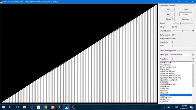 Sound of Sorting Algorithms - This is awesome !!!!!! смотреть онлайн