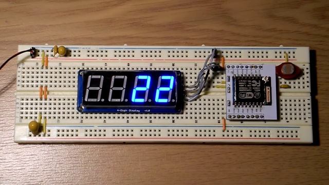 Электронный счетчик посещений сайта на ESP8266 смотреть онлайн