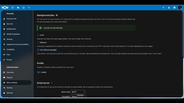 Nextcloud Installation - Part 5 Nextcloud Background Jobs Using Cron (Recommended) смотреть онлайн