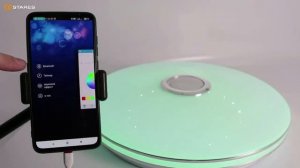 MUSIC RGB 80W S управление со смартфона  Современная светодиодная люстра с пультом от Estares 2023