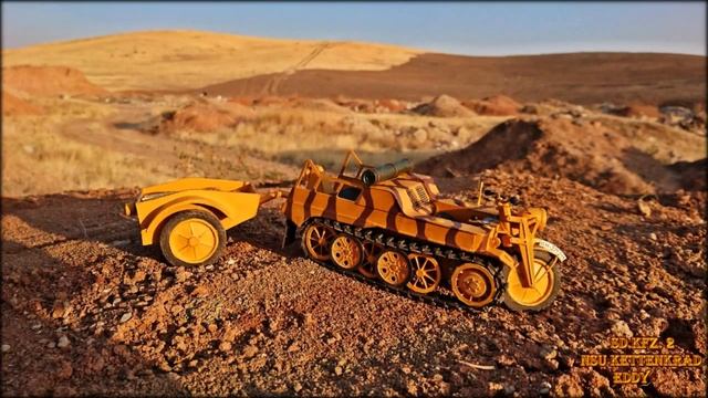 Модель из бумаги и картона Kettenkrad HK-101 (Sd.Kfz.2) смотреть онлайн