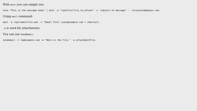 Unix & Linux: Sendmail Attachment (2 Solutions!!) смотреть онлайн