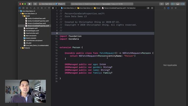 Core Data Tutorial - Lesson 5: Entities and Relationships смотреть онлайн