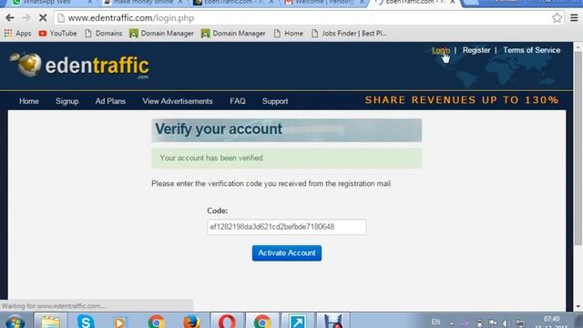 Online earning!!!Edentraffic: How to Register process?how it work?how to get 100% referal commition смотреть онлайн