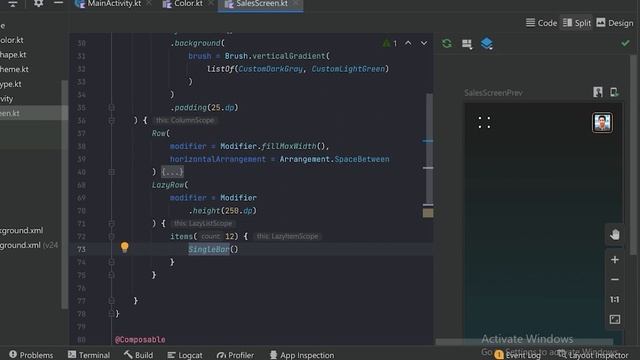 Finance App Sales Screen Design in Jetpack Compose | English | Android Studio | Part 1 of 2 смотреть онлайн