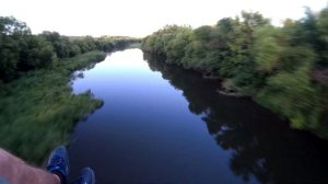 Полет от Колпны до Ливен вдоль реки Быстрая Сосна