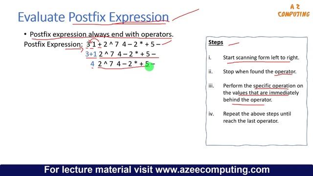 How to Evaluate Postfix Expression without Stack смотреть онлайн