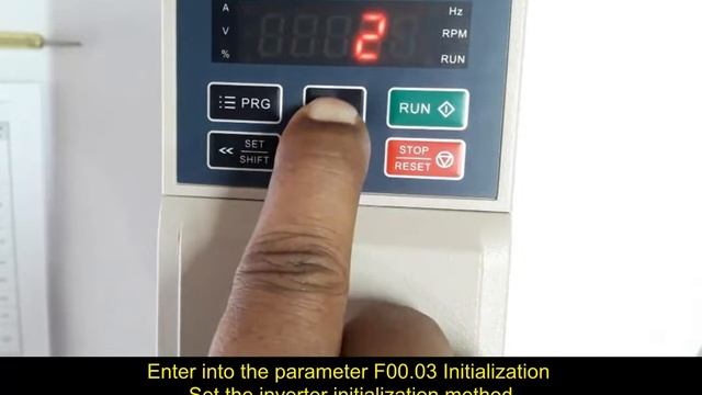 VEICHI Frequency Drive Initialization | VC Inverter Factory Reset @FlowChart