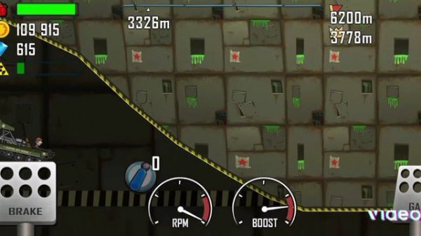 Hill climb racing\Атомная станция\6530 метров на супер внедорожнике