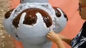 Мастер Класс по созданию мороженого из стеклопластика высотой 1.8м