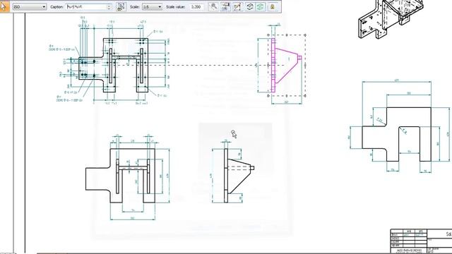 [SOLID EDGE Tutorial] Show/Hide hidden edges in drafting смотреть онлайн
