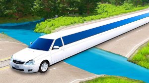 ПРОЕХАЛ ОГРОМНУЮ ЯМУ С ВОДОЙ на РУССКОЙ САМОЙ ДЛИННОЙ ЛАДЕ ПРИОРЕ в ГТА 5 МОДЫ ЭКСПЕРИМЕНТЫ в GTA 5