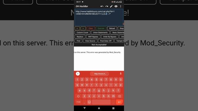 SQL Injection union select bypass Mod_security Waf | grayhat of pakistan смотреть онлайн
