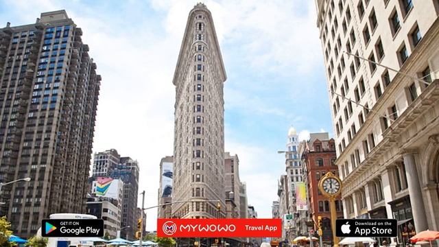 Флэтайрон Билдинг – Презентация – Нью–Йорк – Аудиогид – MyWoWo Travel App смотреть онлайн