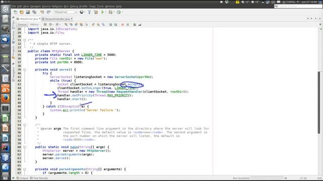 A small TCP example, an HTTP client and an HTTP server смотреть онлайн