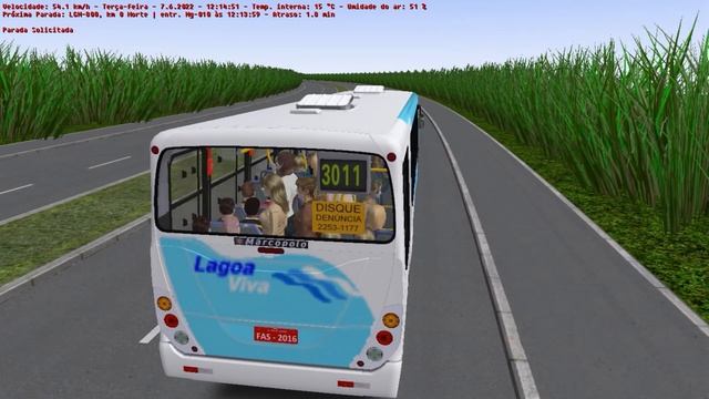 #omsi2 - Bora para o Aeroporto de Confins Torino 2007 na linha 3011. смотреть онлайн