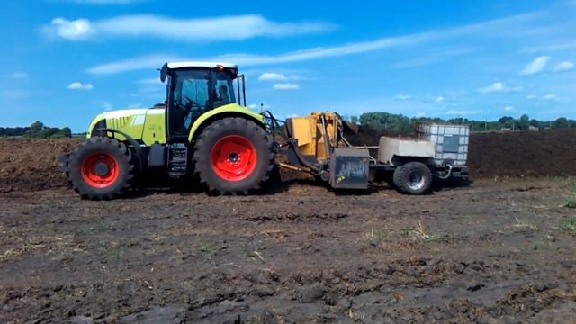 Гное-земляной компост/CLAAS ARION 640C
