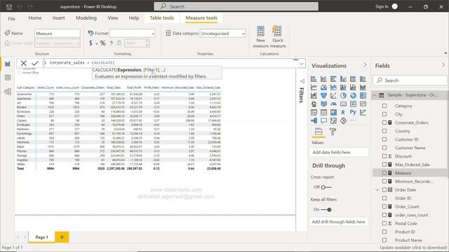 Power BI Dax Function Calculate to Conditionally Calculate and create New Measures смотреть онлайн