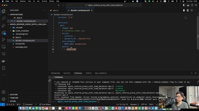 การ Scale Docker Compose ด้วย Nginx Reverse Proxy พร้อมทำ Load Balancer смотреть онлайн