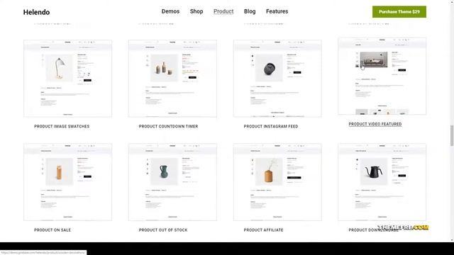 Helendo - Furniture eCommerce WordPress Theme shop wpml Website Builder смотреть онлайн