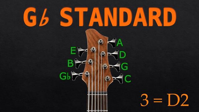 Gb STANDARD - 7 STRING BASS Tuning (Tuner) смотреть онлайн