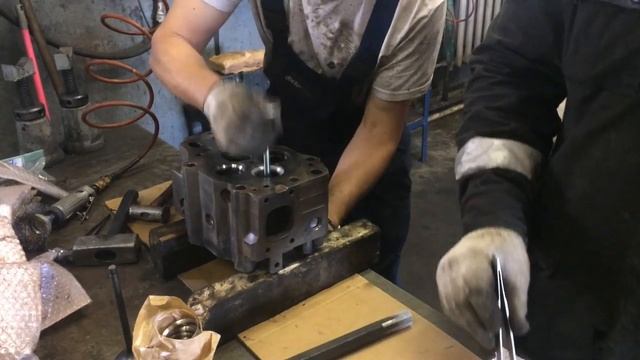 Замена сёдел клапанов ГБЦ смотреть онлайн