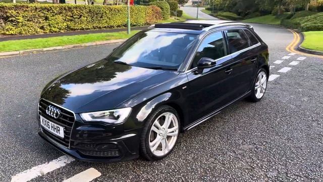 Audi A3 S line S Tronic Auto, Pan Roof, Heated Leather Seats смотреть онлайн