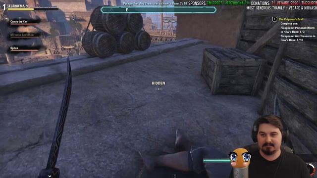 THIEVES' GUILD! [Assassin Char.] - Elder Scrolls Online LIVE Play 3 (PC) смотреть онлайн