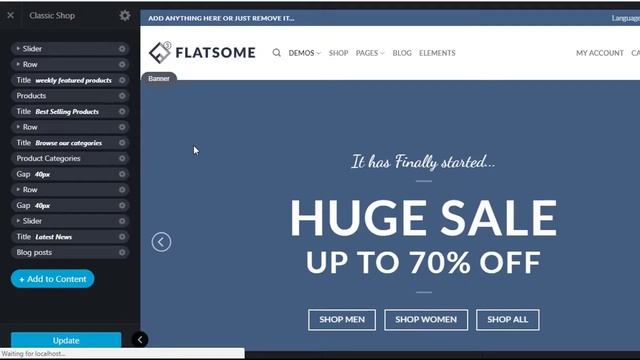 How To Add Fullscreen Video Background in Flatsome Theme Banner смотреть онлайн