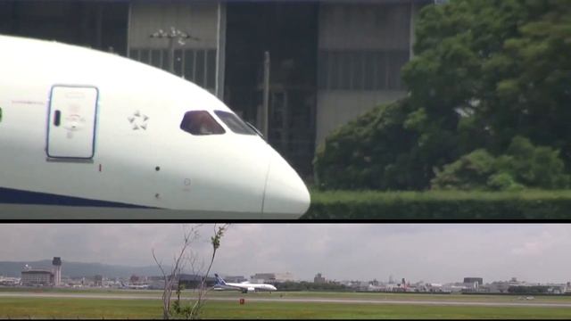 BOEINGボーイング787DREAM LINER N787EX が伊丹にやって来た！ смотреть онлайн