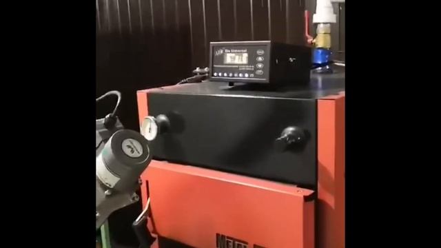 Пеллетная горелка Терминатор в котле Металл-фач смотреть онлайн