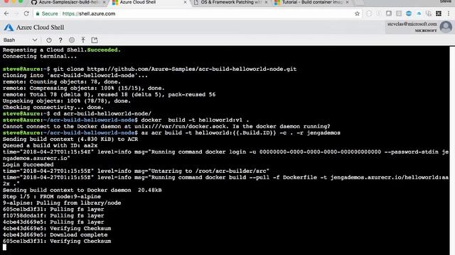 Azure Container Registry Build смотреть онлайн