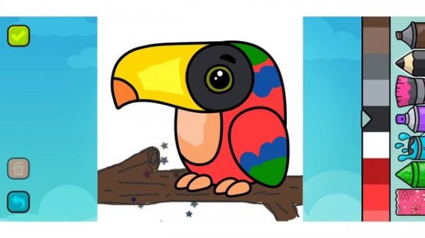 BIMI BOO COLOURING | Educational video for kids #fun #coloring ??️?