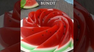 Удивительный торт Арбуз, АСМР, десерт, мороженое, которое понравится