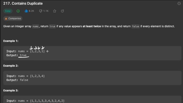 Решение алгоритмов | Contains Duplicate | Leetcode 217 | Swift смотреть онлайн
