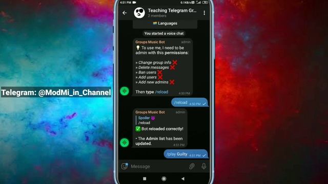 How to Play Songs Through Group Voice Chat in Telegram Groups | Play Songs on Group Voice Chat смотреть онлайн