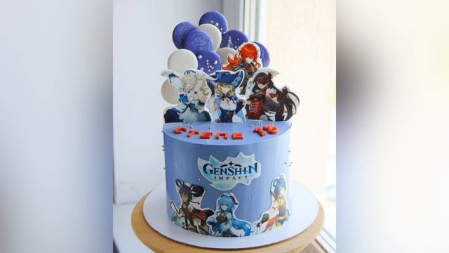 ТОП 20 Тортов в стиле Геншин Импакт на ДР! смотреть онлайн