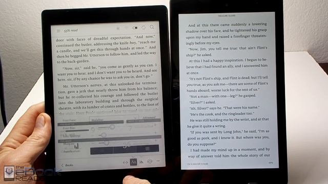 Kobo Aura One Vs Fire HD 8 Reading Comparison - Tablet Vs EReader