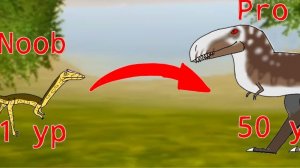 •От нуба до про в the cursed dinosaurs isle. 1 часть прокачки•